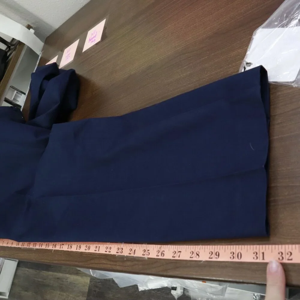 J. Crew Bowery Dress Pants Mens 38/32 Navy Business Timeless Career Academia NWT